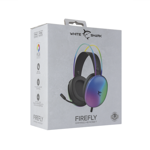 White Shark HEADSET GH-2342 FIREFLY - Crne slika 8