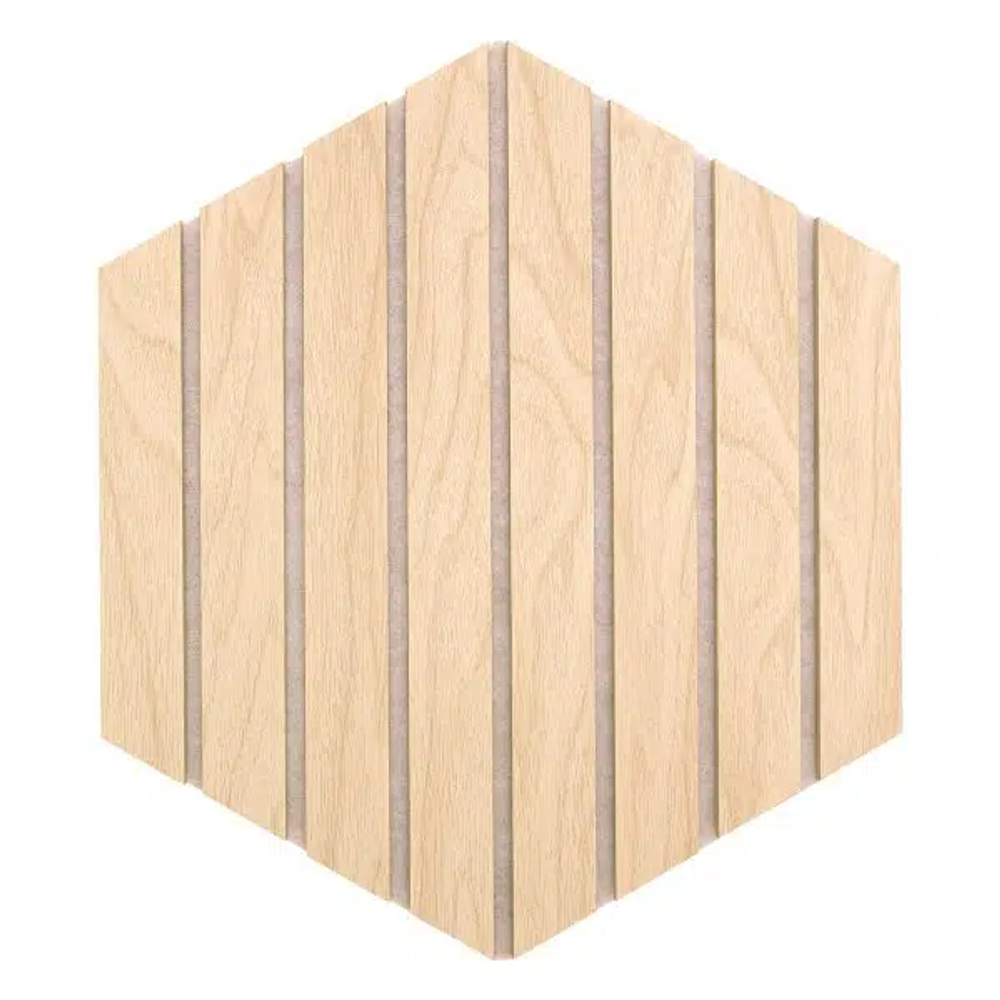Atmosphera dekorativni zidni panel set 3/1 colva 30 x 26 cm hexagon bež, mdf slika 1