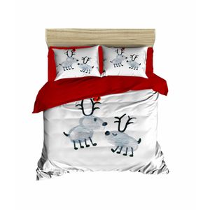 XMAS Posteljina Super King Quilt Cover Set (EU) (IT), crveno
Bijela
Crno