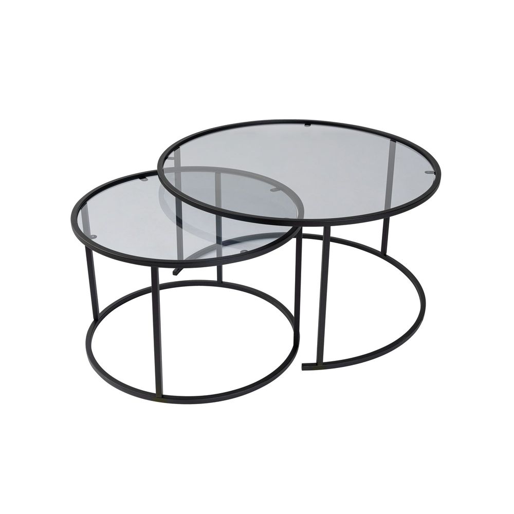 DUPLI DUPLI Nesting Table Tokyo - Crna (2 komada) slika 6
