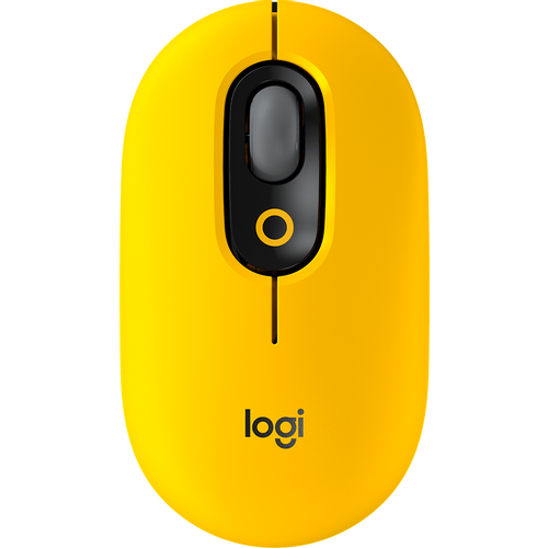 LOGITECH POP Mouse with emoji - BLAST_YELLOW - 2.4GHZ/BT - EMEA - CLOSE BOX slika 1