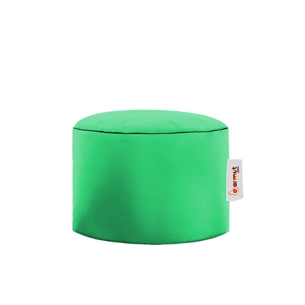 Okrogli Pouf - Zeleni Pouf za Vrt slika 3