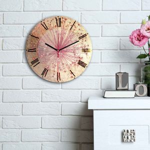 3030MS-081 Multicolor Decorative MDF Clock