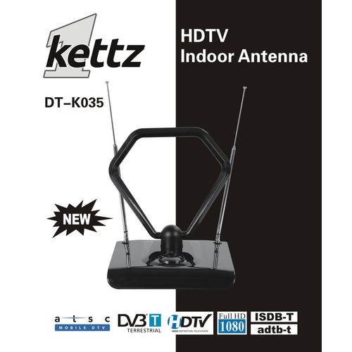 Kettz sobna TV/FM antena DT-K035 + pojačivač slika 1