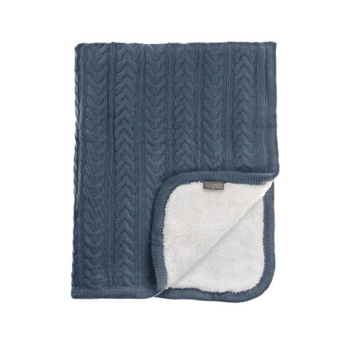 Vinter & Bloom Cuddly deka - Storm Blue slika 1