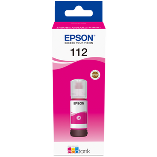 Epson C13T06C34A 112 EcoTank Pigment Magenta ink bottle slika 1