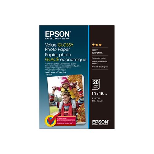 EPSON Value Photo Paper 10x15cm 20 sheet C13S400037 slika 1