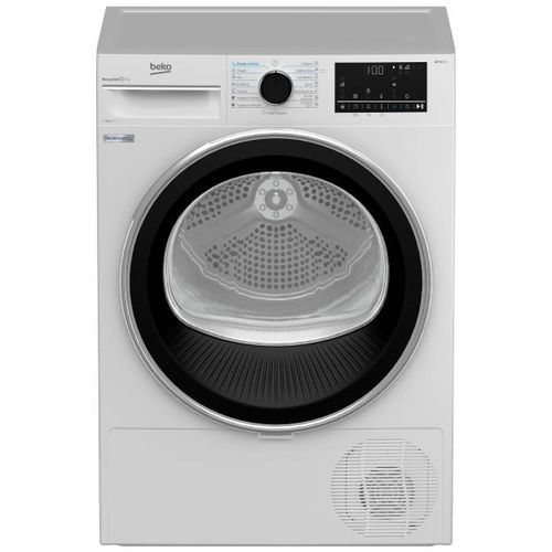 Beko B5T 68233 Mašina za sušenje veša, 8 kg, Sa toplotnom pumpom, Dubina 60.5 cm, Bela slika 1