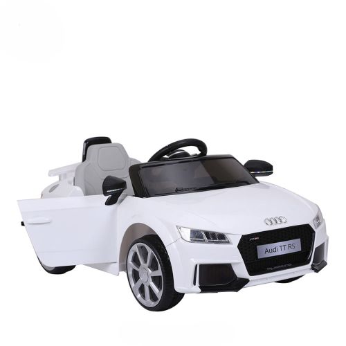 Licencirani dečiji automobil na akumulator AUDI TT Roadster(12V),LED Svetla(SM-24007) Bela slika 1