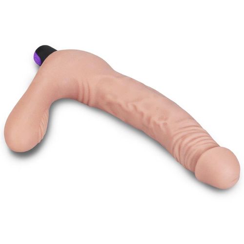 Lovetoy Joy strapless Strap-On dvostruki dildo s vibracijom, USB slika 5