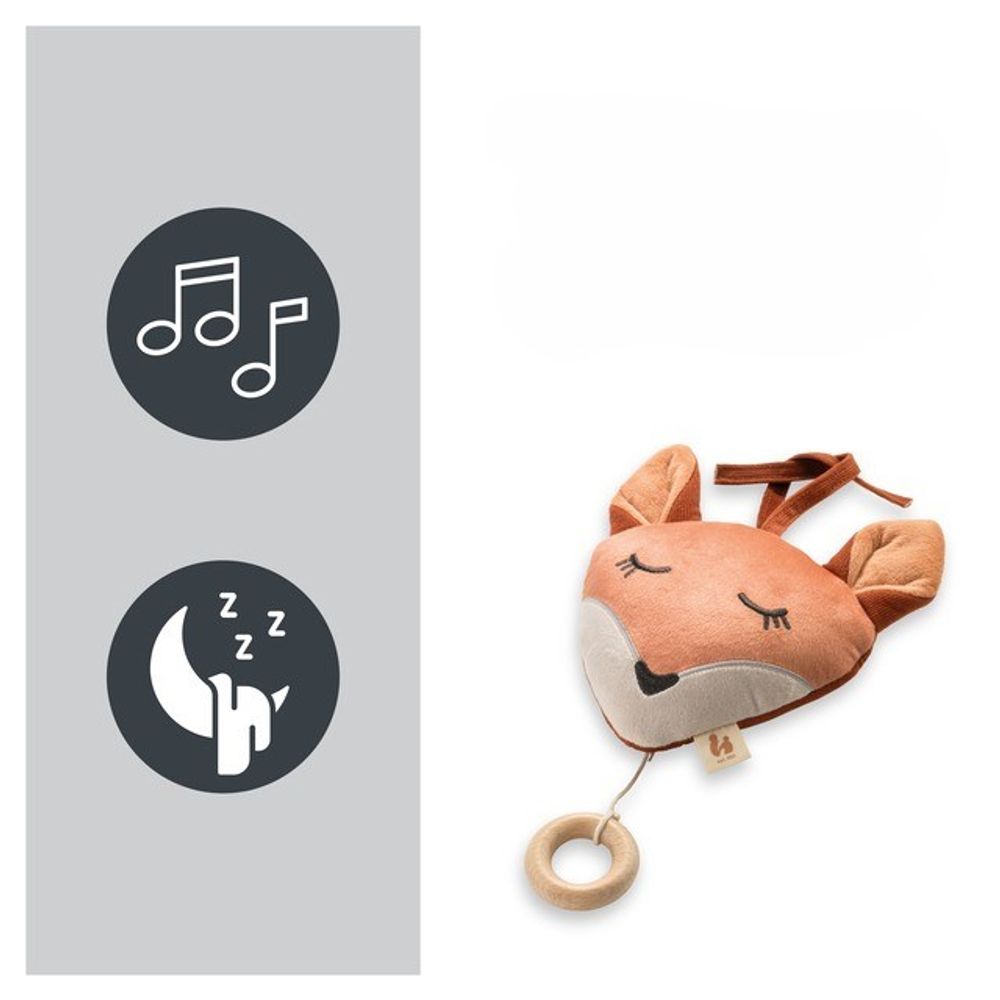 Hauck Muzička igračka na potez Cuddle and Sleep - Lisica slika 3