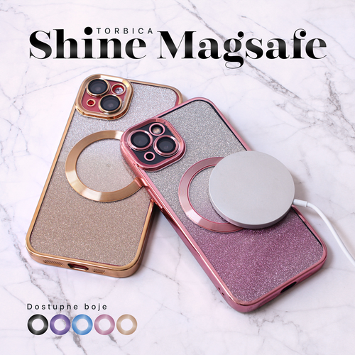 Torbica Shine Magsafe za iPhone 13 6.1 ljubicasta slika 2