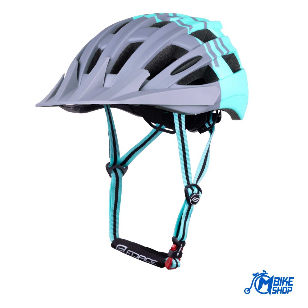 Force Kaciga Corella MTB Grey/Turquoise S-M slika 1