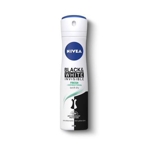 NIVEA Black&White Invisible Fresh Sprej Za Žene 150 ml slika 1