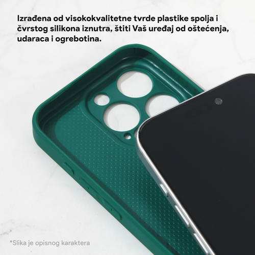 Torbica Shiny glass za iPhone 15 6.1 crna slika 4