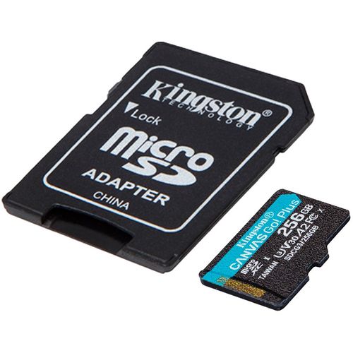 Kingston 256GB microSDXC Canvas Go Plus 170R A2 U3 V30 Kartica + ADP slika 2