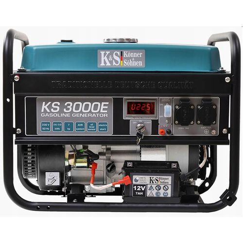 Könner & Söhnen benzinski generator struje 2,6kW 230V KS 3000E s električnim pokretanjem slika 2