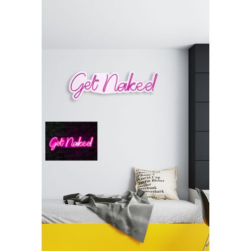 Wallity Get Naked - Pink Pink Dekorativno Plastično LED Osvetljenje slika 3