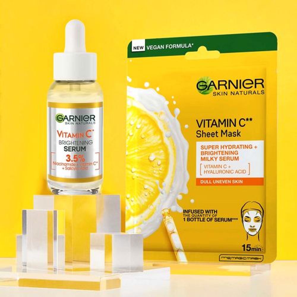 Garnier Skin Naturals Vitamin C Hidrirajuća maska za lice 28g slika 3