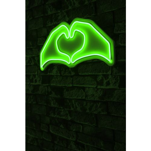 Wallity Ukrasna plastična LED rasvjeta, Sweetheart - Green slika 9