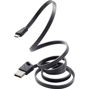 Renkforce USB kabel USB 2.0 USB-A utikač, USB-Micro-B utikač 1.00 m crna  RF-3376010