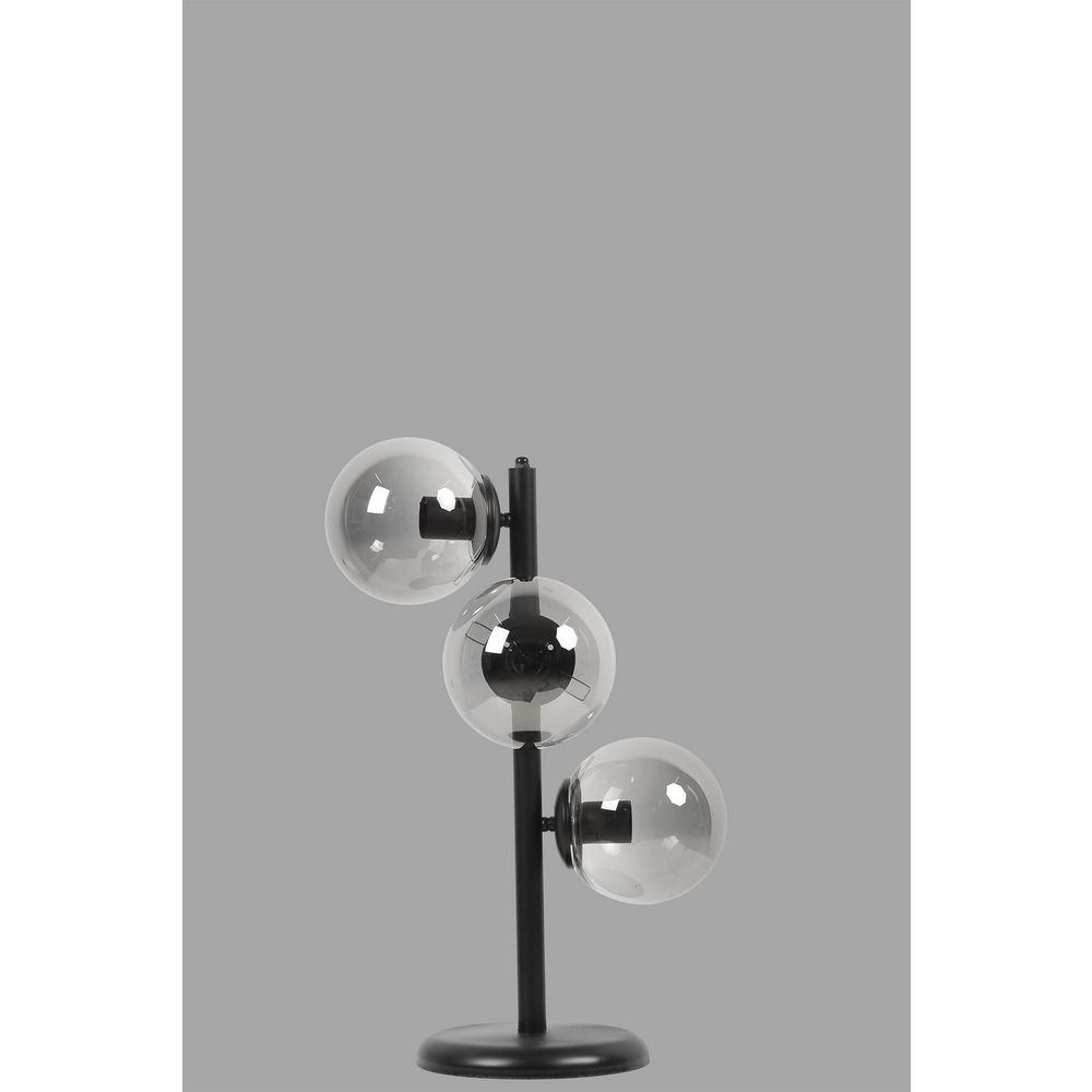 Simay 3 Lü Crna Lampa sa Dimnim Staklom slika 3