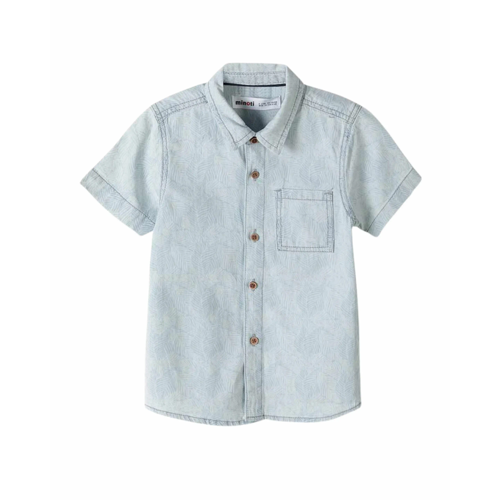 Minoti Košuljica za bebe Denim, 18-24 mj slika 1