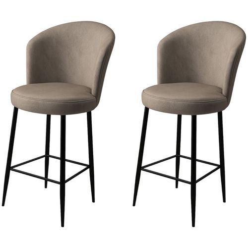 Fora - Cappuccino, Black Cappuccino
Black Bar Stool Set (2 Pieces) slika 1