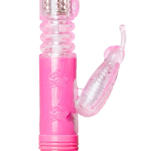 Rabbit vibrator Easytoys Butterfly - roza slika 4