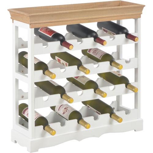 Ormarić za vino bijeli 70 x 22,5 x 70,5 cm MDF slika 29