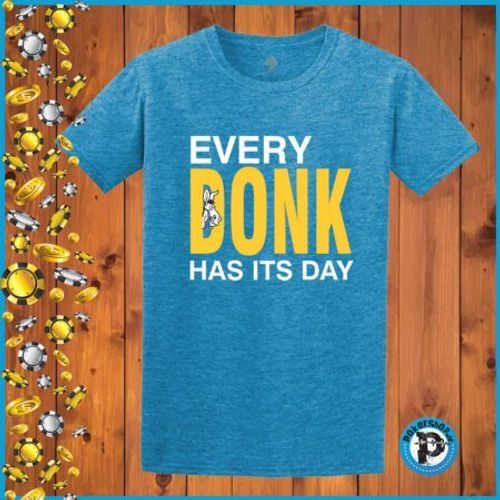 Poker majica "Every Donk", plava slika 1