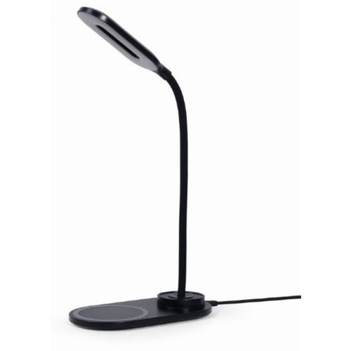 Gembird Desk lamp with wireless charger, black slika 1