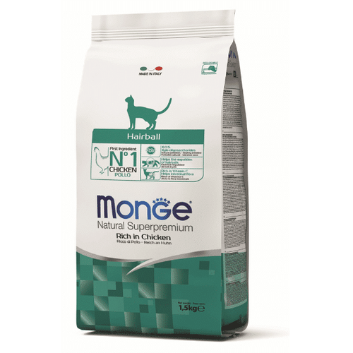 Monge Natural Superpremium Cat Hairball 1.5 kg slika 1