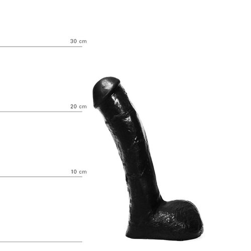 Dildo All Black 13.5 cm slika 1