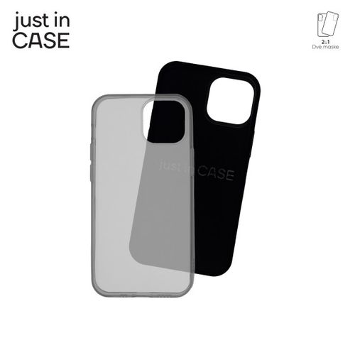 2u1 Extra case MIX paket CRNI za iPhone 13 Mini slika 6