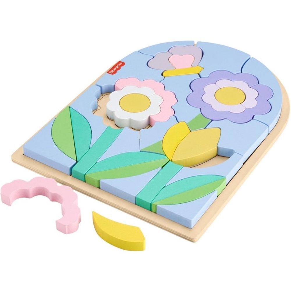 Fisher Price HXT97 Drvena slagalica Wooden Flower 38kom slika 3