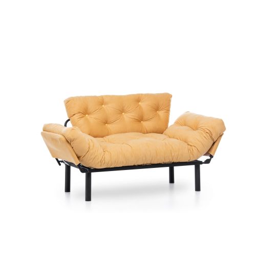 Atelier Del Sofa Nitta - Dvoseda na razvlačenje u senf boji slika 4