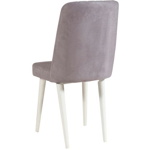 Woody Fashion Set stola i stolica (5 komada), Vina 0701 - 4 - White, Grey slika 14