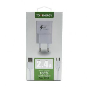 Kucni punjac Top Energy Type C 2.4A USB