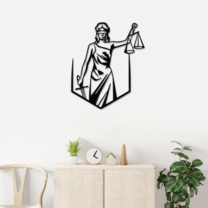 Wallity Metalna zidna dekoracija, Justice