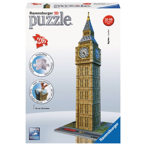 Ravensburger 3D Puzzle Big Ben - 216 komada slika 1