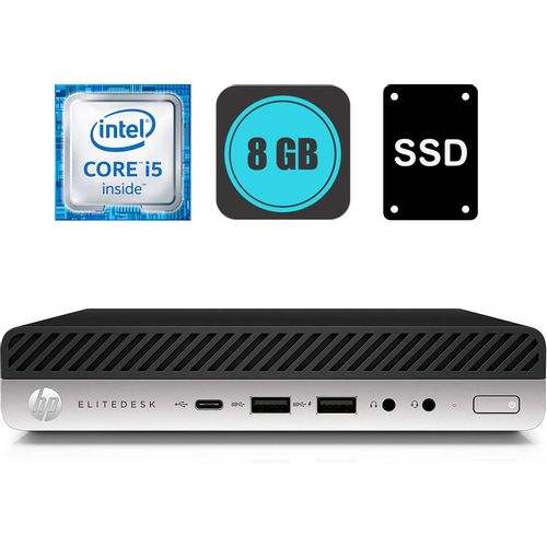 HP EliteDesk 800 G4 DM i5-8500, 8GB, 240GB SSD - rabljeni uređaj slika 1