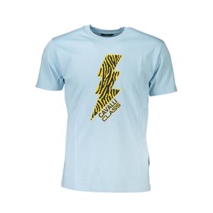 CAVALLI CLASS T-SHIRT SHORT SLEEVE MAN LIGHT BLUE