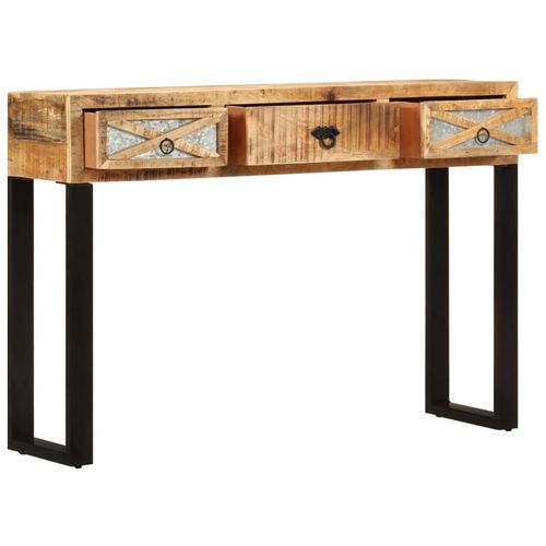 Konzolni stol od masivnog drva manga 110 x 30 x 76 cm slika 45