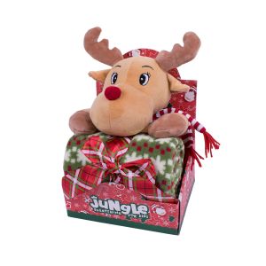 Jungle Ćebe sa igračkom Rudolf