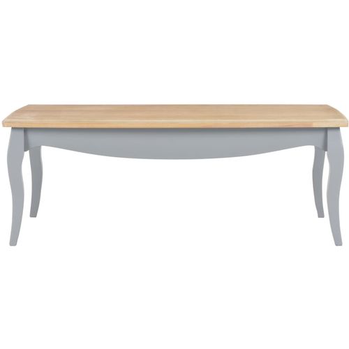 280002 Coffee Table Grey and Brown 110x60x40 cm Solid Pine Wood slika 16