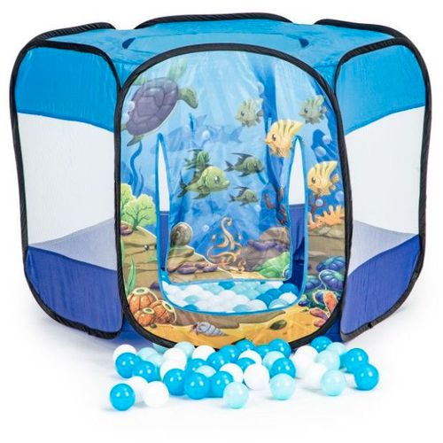 Igralište šator za djecu - suhi bazen sa 100 lopti slika 1