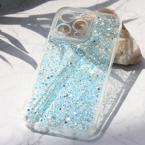 Maska Glitter za iPhone 14 Pro Max 6.7 plava slika 1