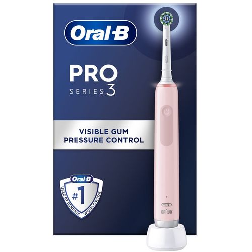 Oral-B električna četkica PRO SERIES 3 CROSS ACTION PINK slika 4