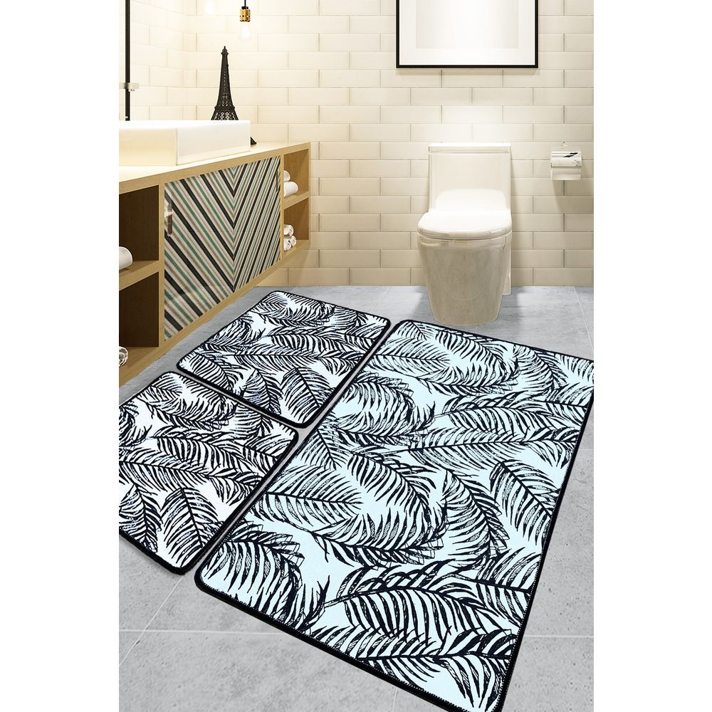 Set Kupatilskih Prostirki Frond Multicolor (3 Komada) slika 1